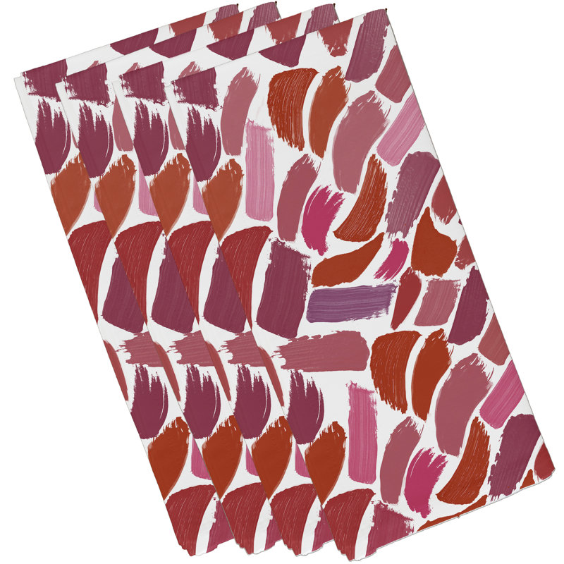 Ensemble de serviettes 4 pièces Alfarata Novelty, Rouge