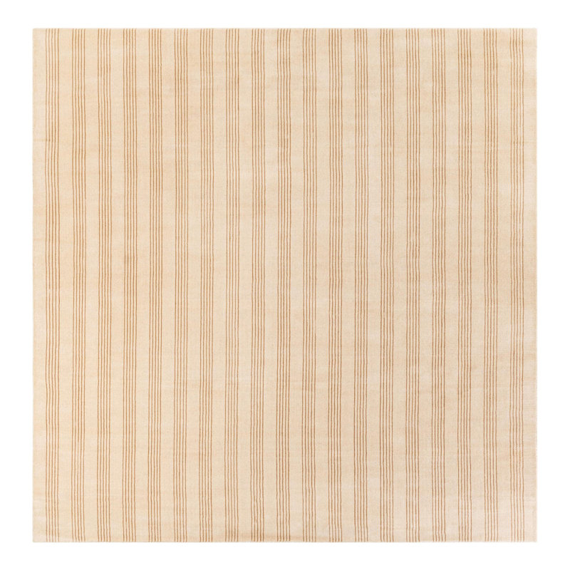 Tapis en laine naturelle Jill Zarin Winchester, Carré 10 pi