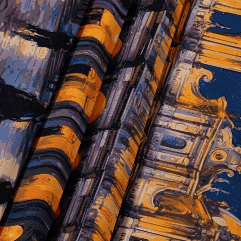 Tapisserie «Villes», Pérou, Pérou, 26 po x 36 po