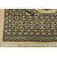 Tapis oriental en laine beige noué à la main 3 pi 11 po x 5 pi Bokhara Jaldar