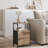 Side Table With 2 Fabric Drawers And Storage Shelf-639311784