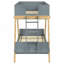 Lit superposé simple au-dessus de simple Hicks-640823263