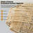 19.29"Boho Rattan Caged Ceiling Fan With Light Kit And Remote Control-846319105