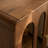 Modern Walnut Solid Wood China Cabinet