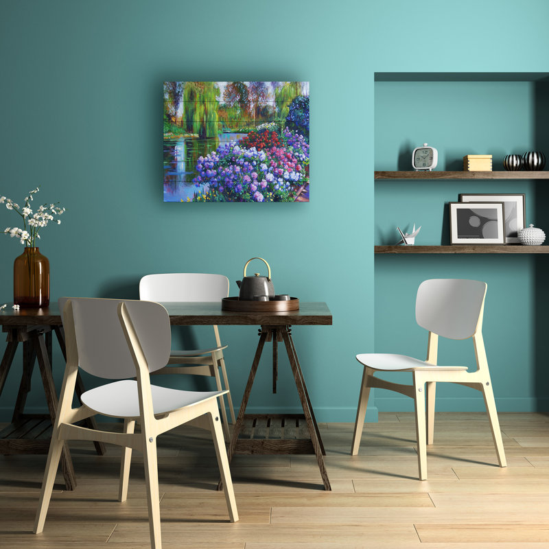 «Promise of Spring», reproduction d'art, H 18 po x l 22 po x P 0,5 po, Latte en bois