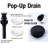 Widespread Bathroom Faucet 3 Hole, 2-handle 8 Inch Bathroom Sink Faucet with Drain Assembly-115313434