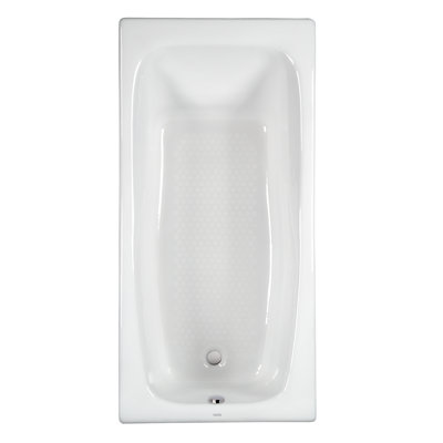 Enameled 66" L x 32" W Soaking Bathtub