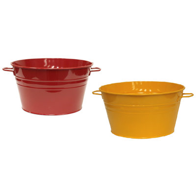 Saragosa Metal Beverage Tub