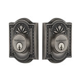 Nostalgic Warehouse Meadows Plate Double Cylinder Deadbolt