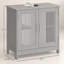 Organisateur de rangement de salle de bain, armoire de salle de bain, meuble de rangement sous piédestal-1366835866