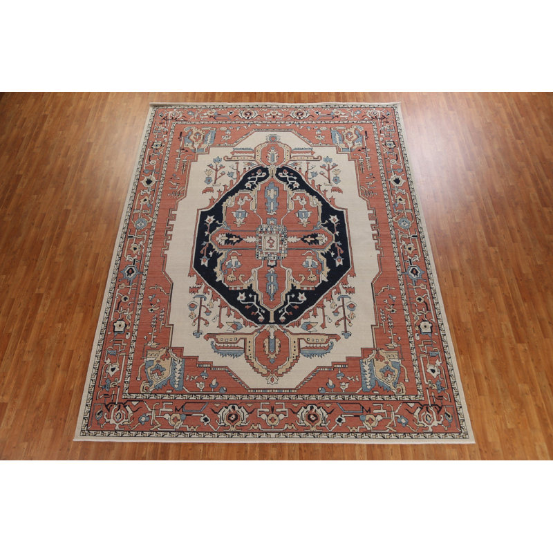 Tapis turc en laine Ziegler noué à la main 9 x 12