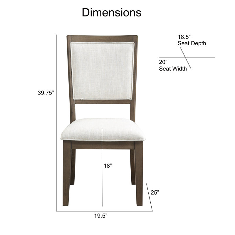 Bordeaux 18'' H Upholstered Side Chair