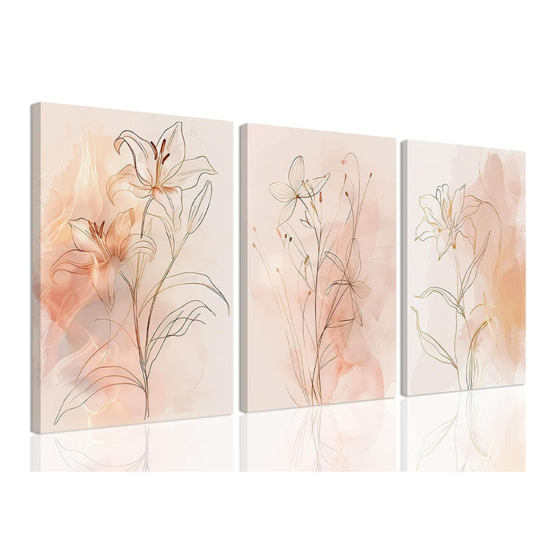 3 Piece Wrapped Canvas Print