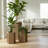 Hexagon Column Planter Md - Ash Brown-1746935184-1746935198