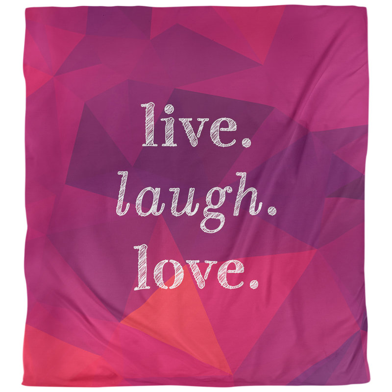 Housse de couette simple pour rire en temps réel love quot, Housse de couette pour grand lit, Rubellite