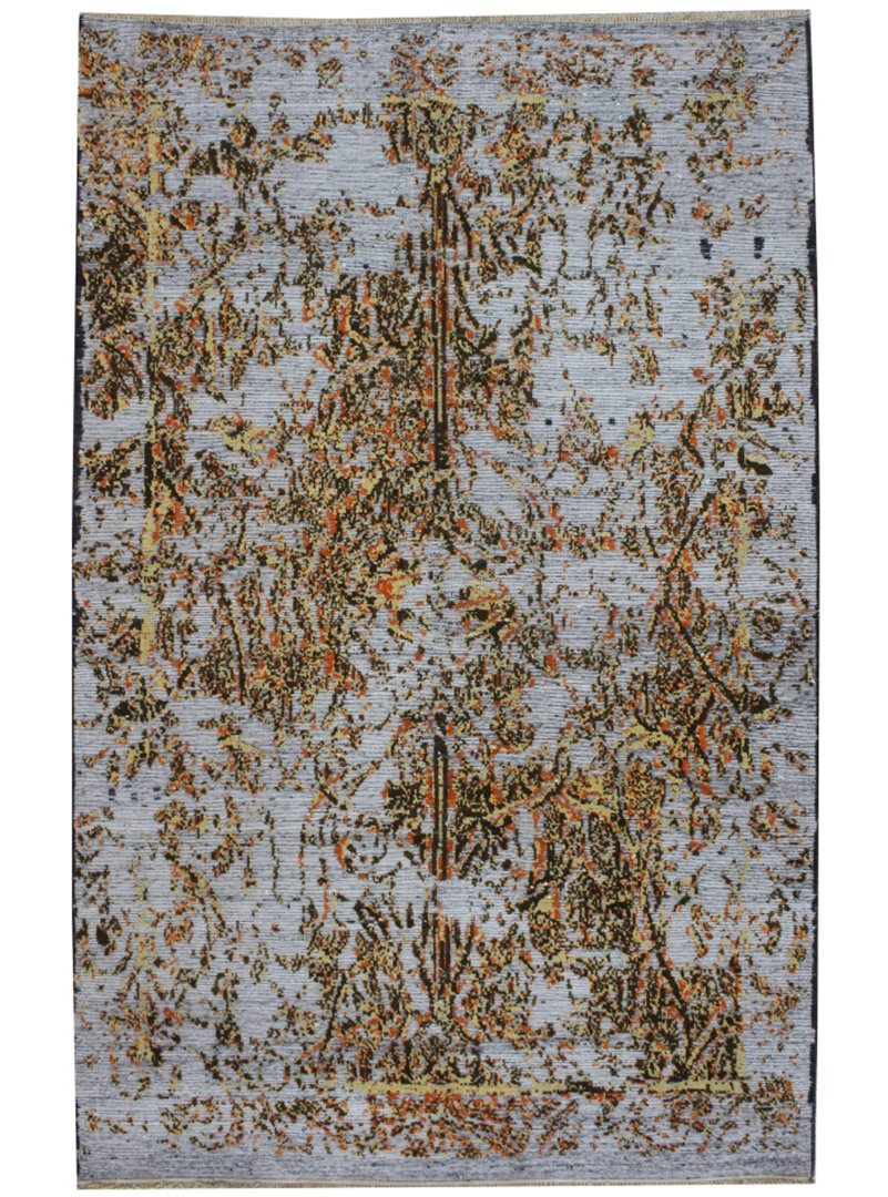 Geometric Hand Knotted 197cm X 297cm Area Rug