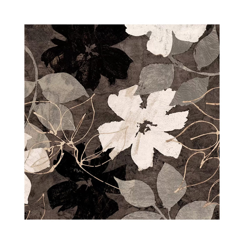 Fleurs III by Sylvie Cailler - Wrapped Canvas Print, 30.48 cm H x 30.48 cm W