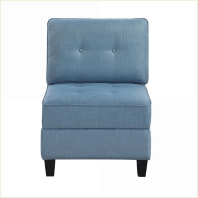 Fauteuil d'appoint modulaire sans accoudoirs 1pc Modern