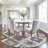 Machine Washable Indoor/Outdoor Xhevrie Ivory Rug-260157585