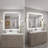 Molly Frameless Anti-Fog 3 Colors Dimmable LED Backlit Wall Bathroom Vanity Mirror-1090160598