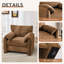 Fauteuil d'appoint rembourré surdimensionné de 38,6 po pour le salon-903441948