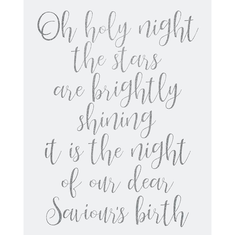 Ebern Designs, Kimberly, Allen, toile tendue de la galerie Allen, Oh Night, H 18 po x l 15 po
