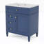 Meuble-lavabo simple 30 po avec comptoir en céramique Orrville-1752330689