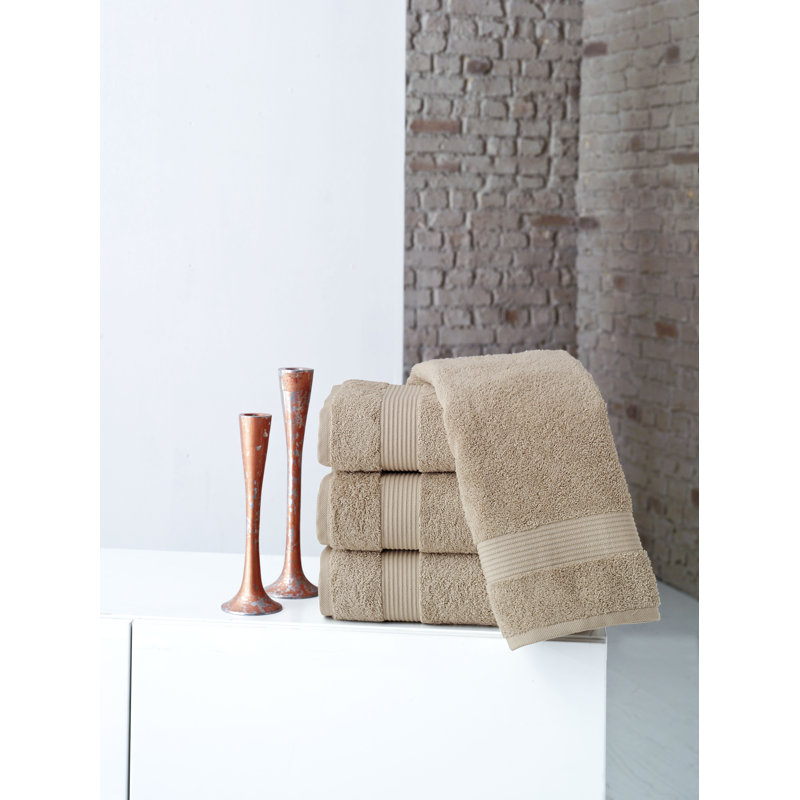 Ensemble de serviettes de bain de luxe 4 pièces Hamer - 100% coton turc, ultra doux et très absorbant, 30 po x 54 po, élégant design Dobby pour spa et maison