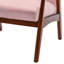 Fauteuil capitonné en tissu de 28,5 po de large avec structure en bois massif Banassak-480437609