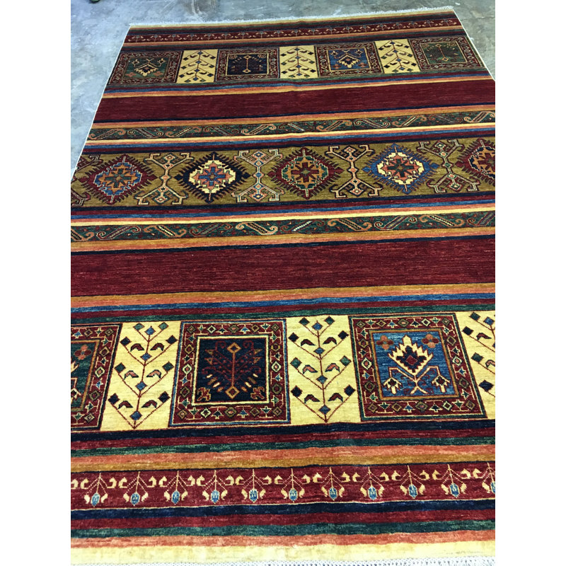 Multicolor Saffron Khorjin 6'6" x 9'7"