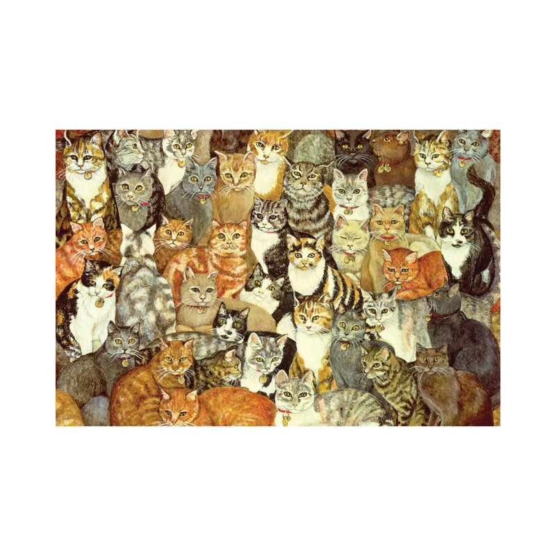 Cat Spread - Wall Art Print - Wrapped Canvas