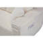 Canapé d'angle Cloud 100,39 po avec méridienne en forme de U, canapé modulaire moderne avec assise profonde, combinaison libre, aucun assemblage requis, emballage compressé, ressorts ensachés et mousse, tissu peluche beige (avec forme en L)-2088625404-2088625405