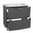 Phoebi 40'' Single Bathroom Vanity with Ceramic Top with Mirror-979403438