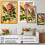 Art victorien rétro rose sur toile rose-87362784-87362785