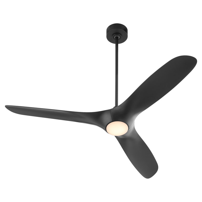 Ventilateur de plafond Khairun, Noir