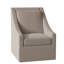Teagan Upholstered Slipcovered Swivel Armchair-1951531491