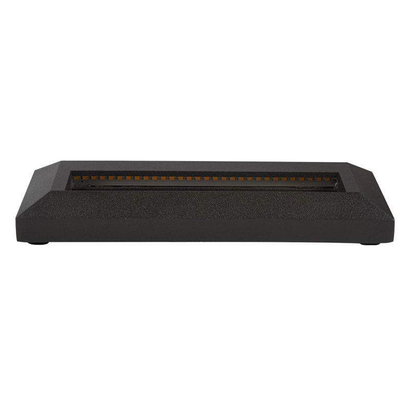 Black Aluminum LED Step/Deck Light with 3000K Temperature