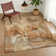 Machine Washable Indoor/Outdoor Matsumura ACN2300 Abstract Rug