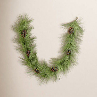 69" Christmas Artificial Pine Long Needle With Pine Cones Garland