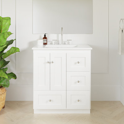 Ensemble de meuble-lavabo l 31 po x P 22 po x H 35 po Shaker