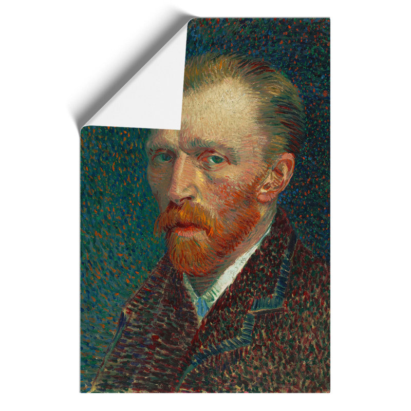Self Portrait by Vincent van Gogh - Frameless Print, 42cm H x 30cm W x 0.1cm D