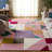 Harsirat Handmade Hand Tufted Wool Pink/Orange/Beige Rug-1951705576