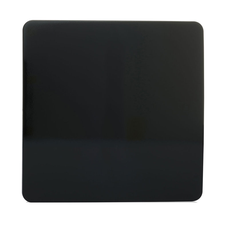 1 Gang Blanking Plate Champagne Gold Finish, (25Mm Back Box Required), Black