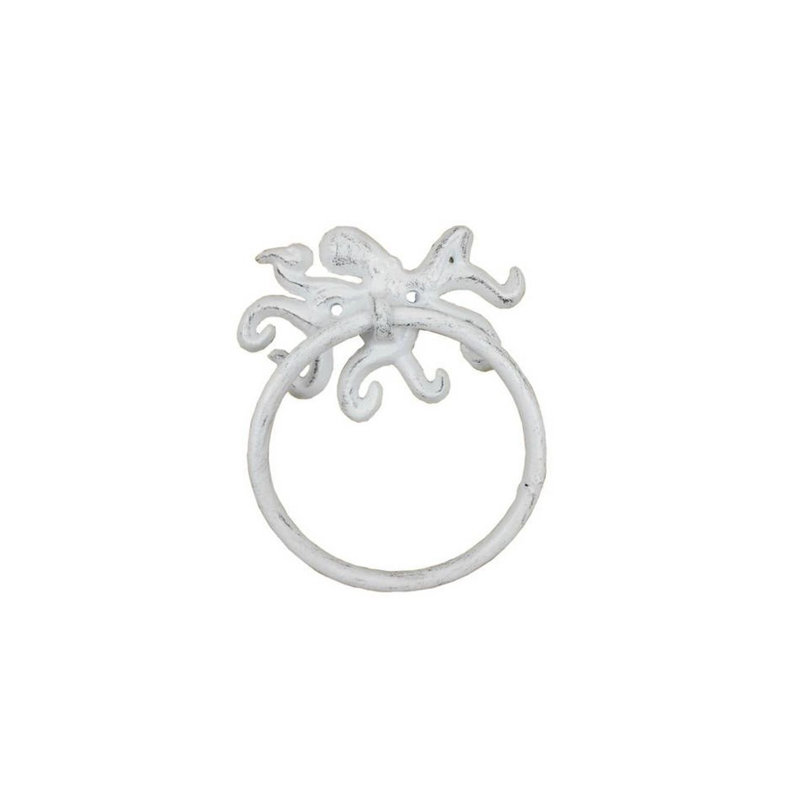 Towel Ring, Whitewashed