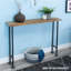 Ingwald 3/4 po Pieds de console robustes de style industriel en forme de «H» - paquet de 2