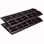 Rubber Curb Ramp For Driveway 2 Pack, 15T Heavy Duty Sidewalk Curb Ramp, 2.6" Rise Height Cable Cover Curbside Bridge Ramp For Garage For Low Cars, Wheelchairs
