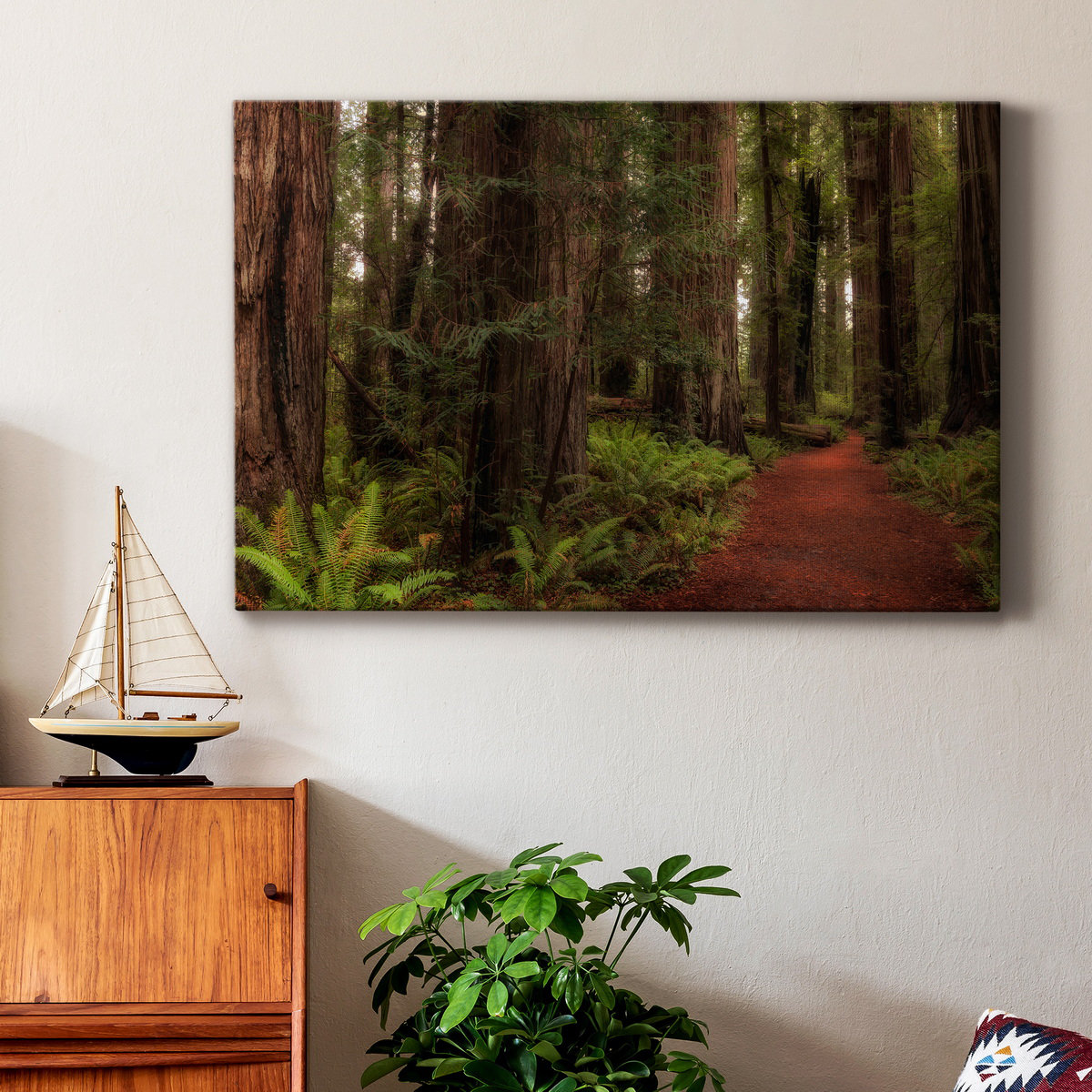 Millwood Pines A Walk In The Woods I - Wrapped Canvas Print | Wayfair