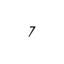 Deltana RNZ4-7 4" Numbers Zinc Die-Cast, Black