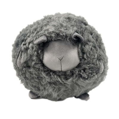 Mongolian Curly Lambskin Plush Sheep Pillow