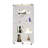 Floor Standing Curio Glass Display Cabinet 4 Shelves With LED Lights And 2 Door, Glass Display Case, 64.7"*31.7"*14.3"-102042239
